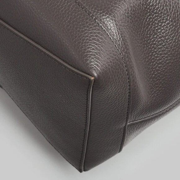 Balenciaga Grey Pebbled Calfskin Leather Small Neo Classic Hobo Bag - Picture 12 of 12